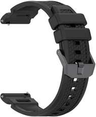 Silicone strap Ricardo 24mm (pro Garmin Venu X1), black, Quick Release