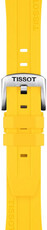 Silicone strap Tissot T852.050.994 20mm, Yellow, Quick Release