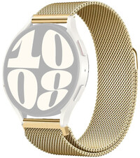 Steel bracelet Ricardo Venosa, gold, Quick Release, Milanese, magnetic