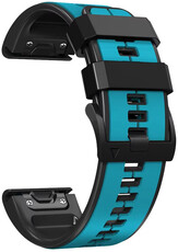 Silicone strap Ricardo 26mm (pro Garmin Fenix 8/7X/6X (51mm), Tactix aj.), Blue, QuickFit