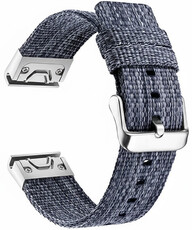 Nylon strap Ricardo 26mm (pro Garmin Fenix 8/7X/6X (51mm), Tactix aj.), Blue, QuickFit
