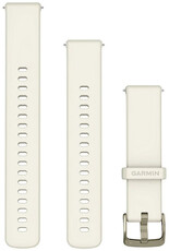 Silikonový řemínek Garmin 18mm (pro Venu 2S, Vívoactive 4S, Vívomove 3S), béžový, Quick Release, + prodloužená část, 010-13406-00