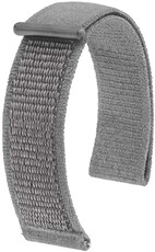 Textile strap Hirsch Vocem L 41409030-0, grey, velcro, length L, Quick Release