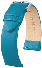 Leather strap Hirsch Viazza 03920184-2, Blue, veal, Quick Release