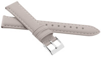 Leather strap JVD R41322 18mm, Grey
