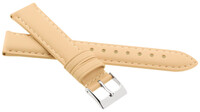 Leather strap JVD R41342 12mm, Beige