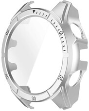 Protective cover (pro Garmin Fenix 8 AMOLED, 47mm), plastic, Silver + slide