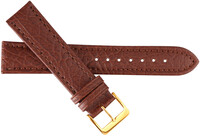 Leather strap JVD R16402 20mm, Brown