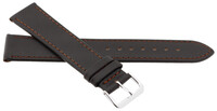 Leather strap JVD R23002, 12mm, brown