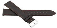 Leather strap JVD R23002 16mm, brown