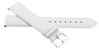 Leather strap JVD R23004 18mm, white