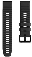 Silicone strap Ricardo 26mm (pro Garmin Fenix 8/7X/6X (51mm), Tactix aj.), black V2, QuickFit