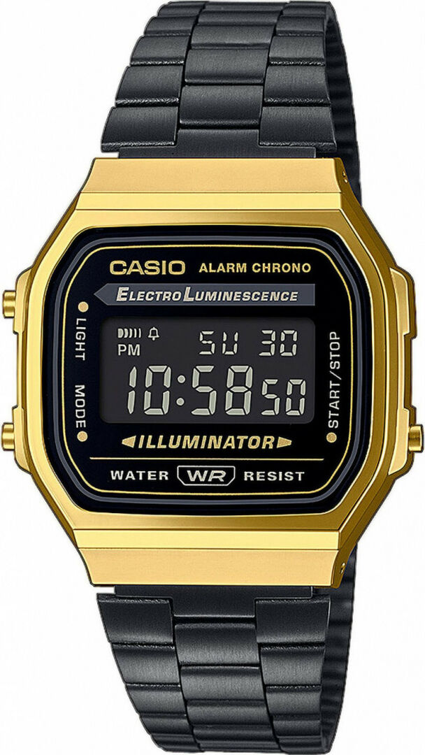 Gold Black Edition Casio Special A168WEGB-1BEF Collection & Vintage