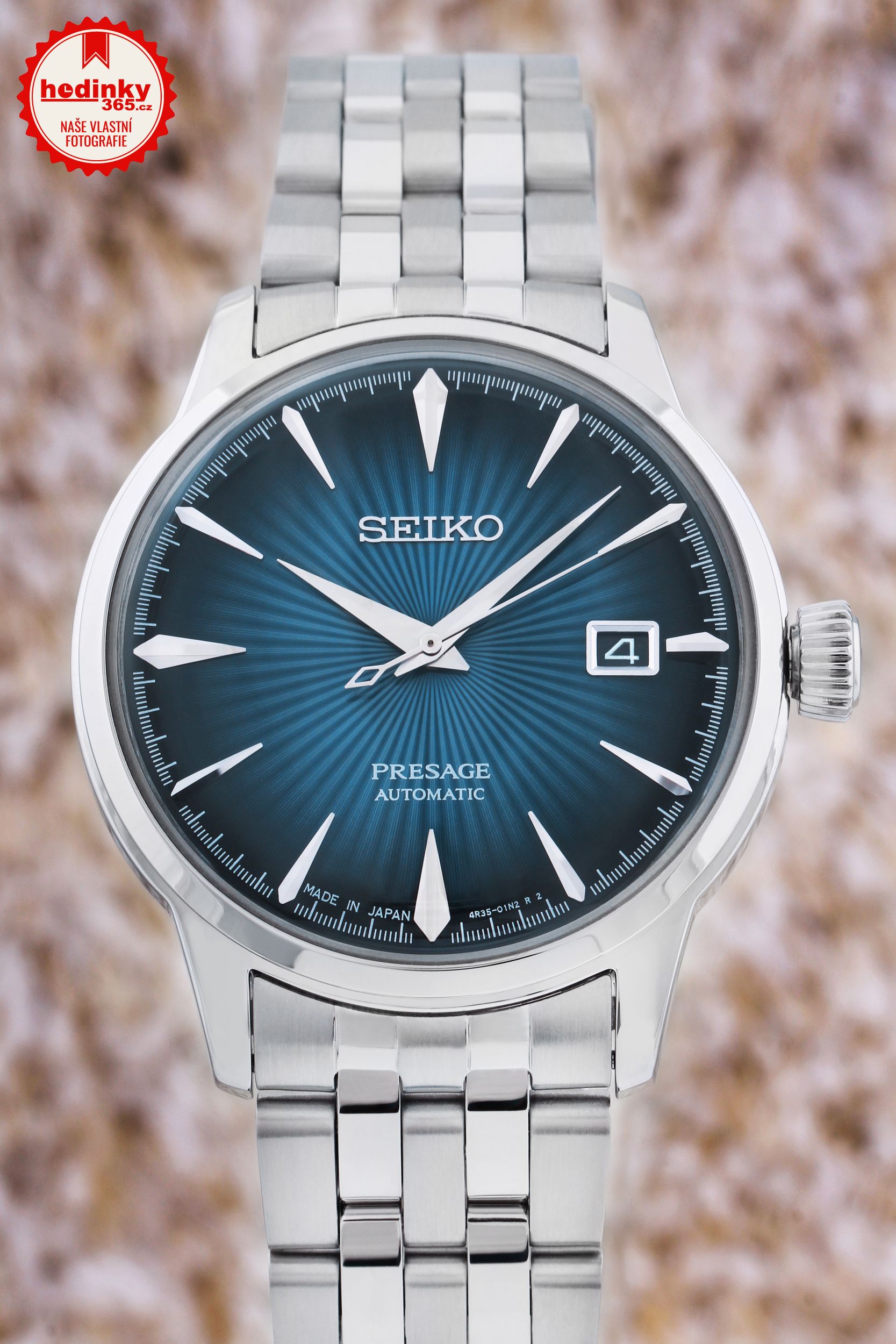 Seiko Presage Automatic SRPB41J1 Blue Moon Cocktail Time 