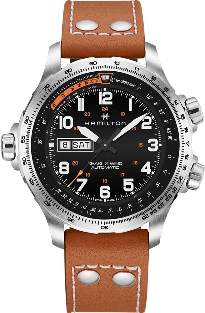 Khaki Field Titanium Auto - Dial color:Black - H70575733