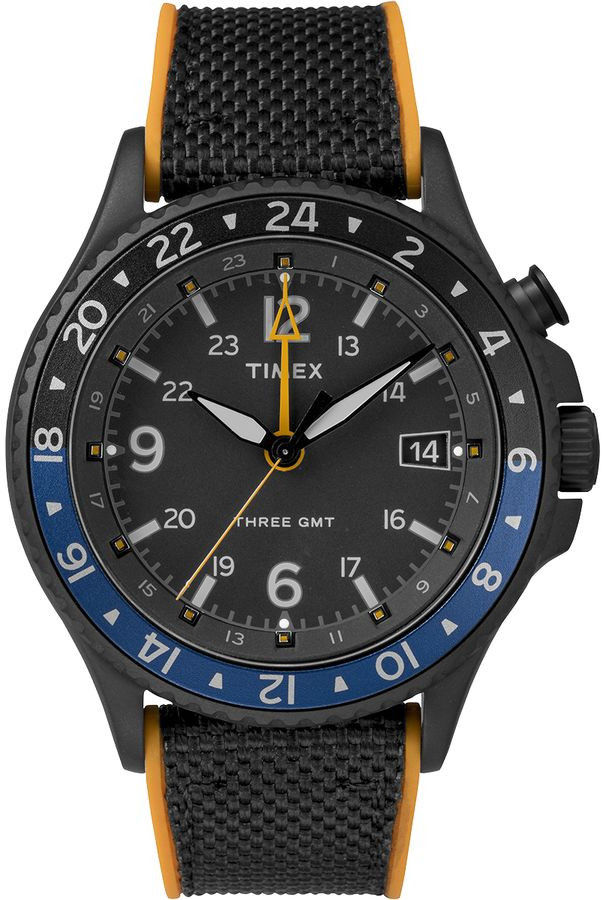Timex Allied Three GMT TW2R70600 | Hodinky-365.com