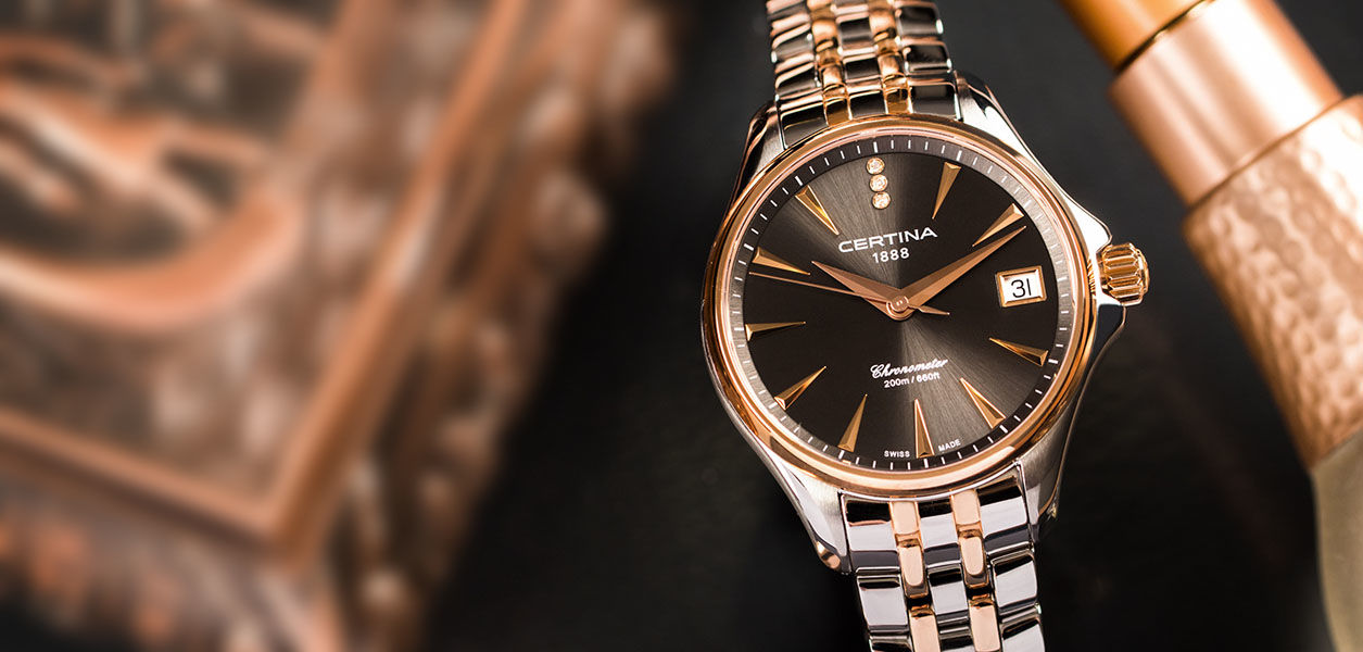Certina DS Action Lady Quartz Precidrive COSC Chronometer Diamonds C032.051.22.086.00 Hodinky 365