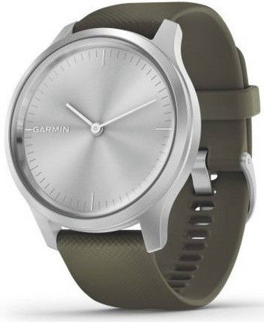 Garmin Vivomove 3 Style Silver Green Band Hodinky 365