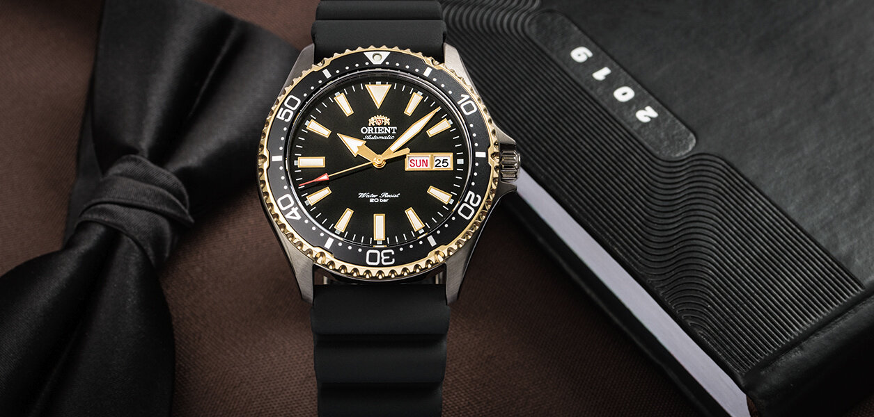 Orient mako 3 gold online