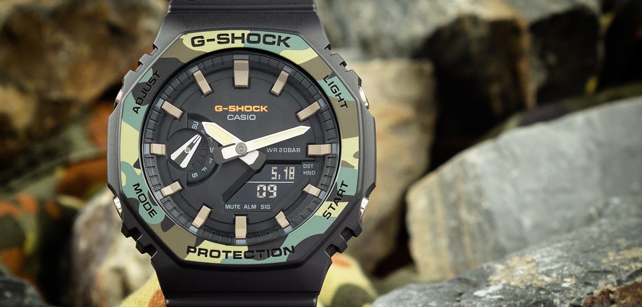 Guard Series Utility Original Core (CasiOak) Colors G-Shock Casio Carbon GA-2100SU-1AER