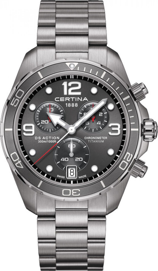 certina ds chronograph titanium