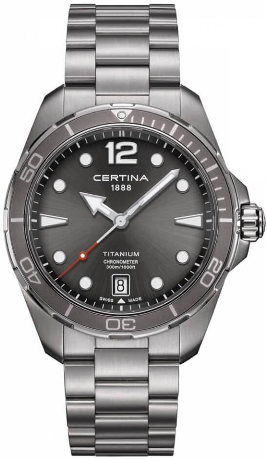 Certina DS Action Gent Quartz COSC Chronometer Titanium C032