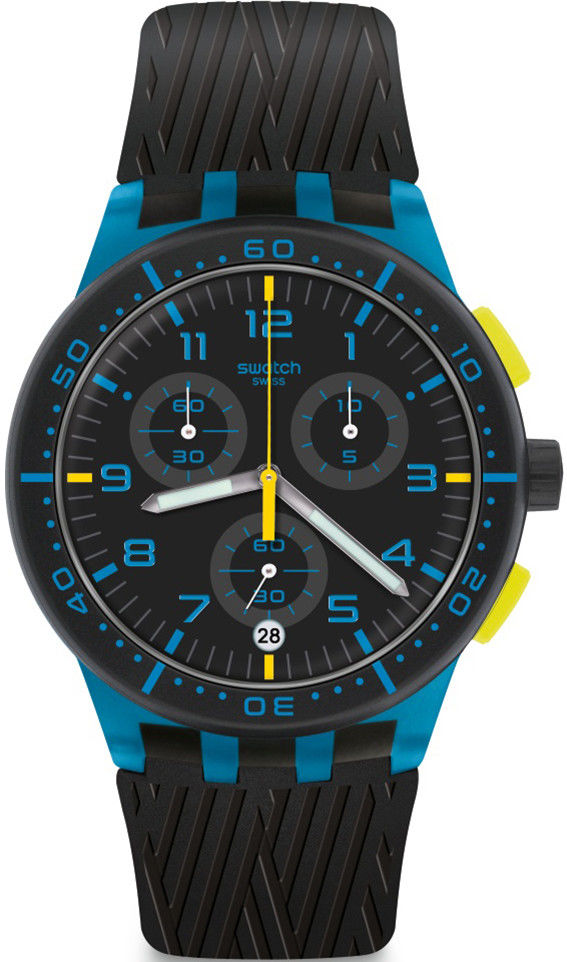Swatch Blue Tire Men Quartz SUSS402 | Hodinky-365.com