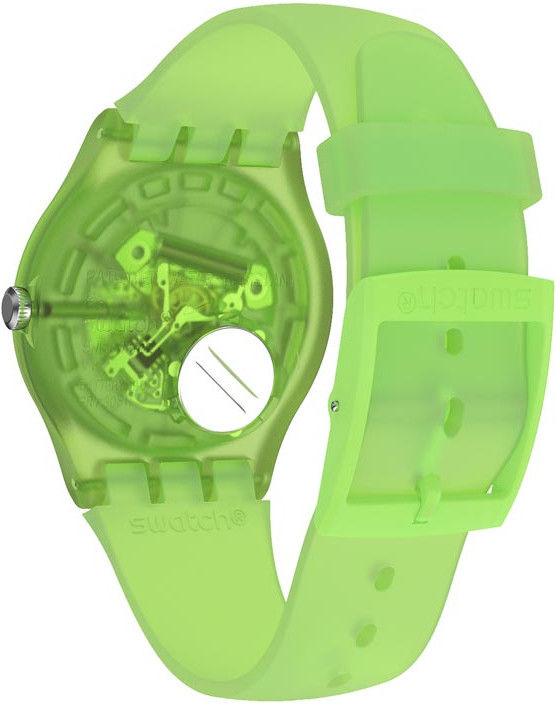 Swatch Plastic - Square ASUBK145G SUBK145G Hot Batik Green Strap