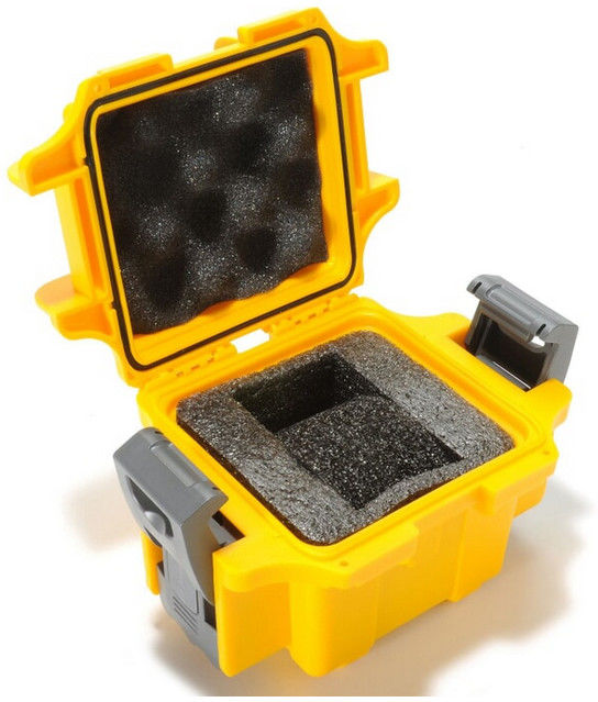 yellow invicta watch box