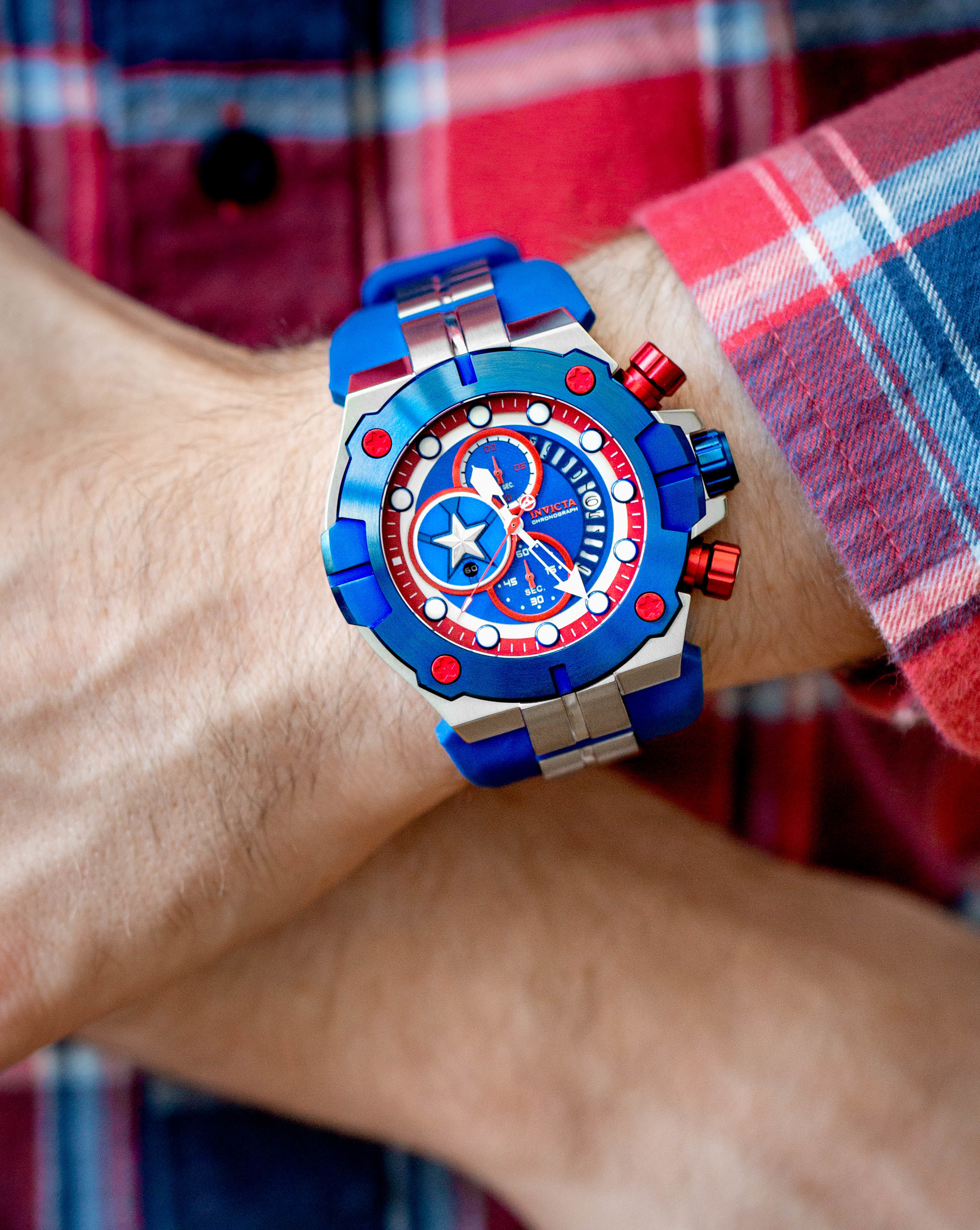 invicta captain marvel watch