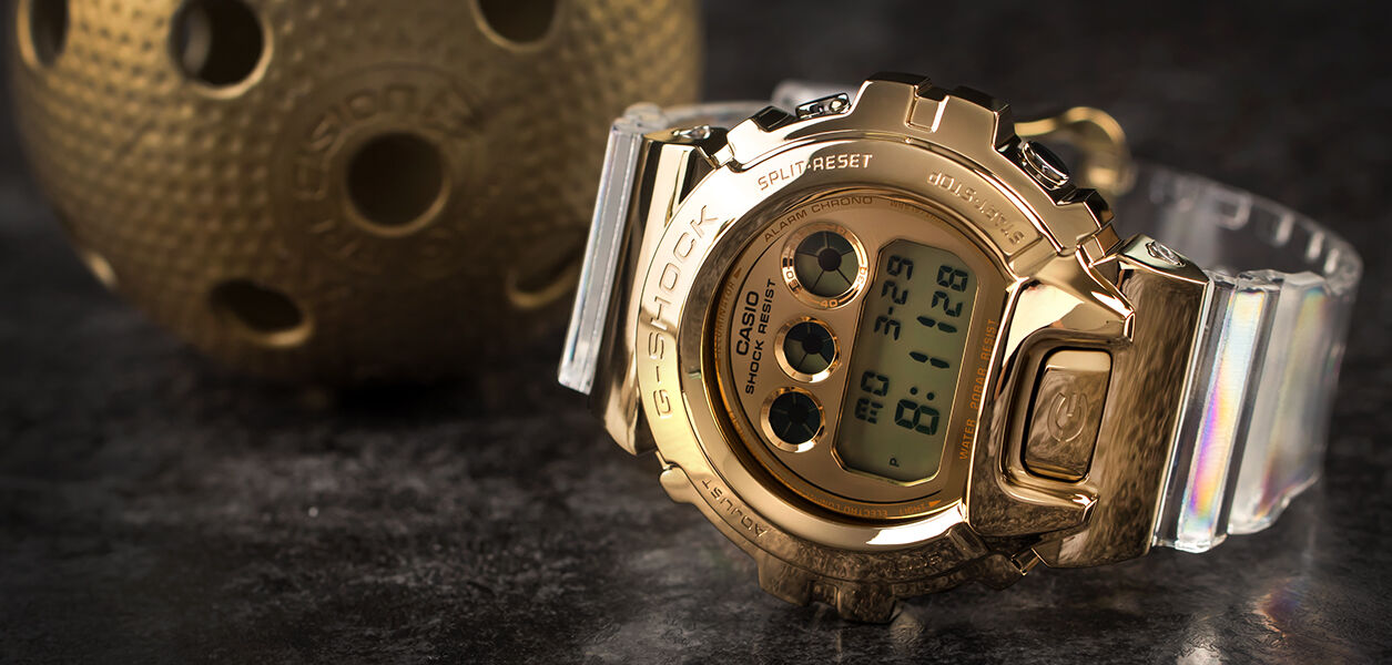 美品】CASIO G-SHOCK GM-6900SG ゴールド スケルトン - 腕時計(デジタル)