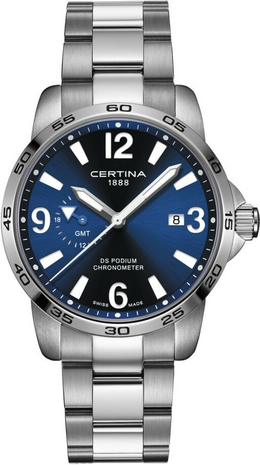 Certina DS Podium GMT Quartz Precidrive COSC Chronometer C034.455.11.040.00 Hodinky 365