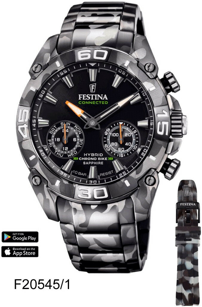 Festina Chrono Bike 2021 20545/1 Hybrid Connected Special Edition (+ spare  strap)