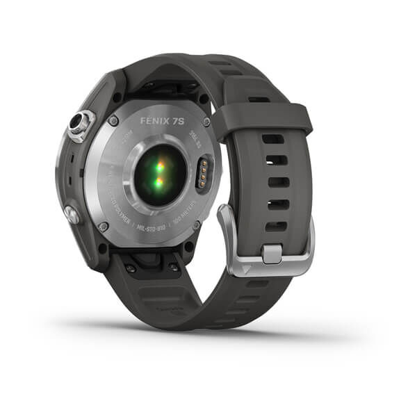 Garmin Fenix 7 - Silver With Graphite Band : Target