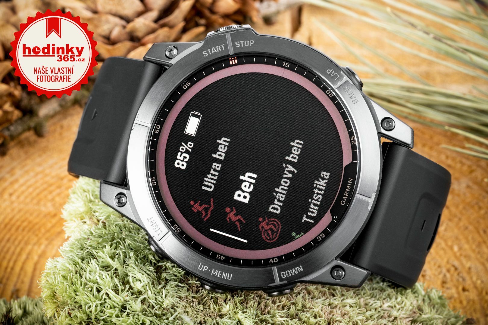 Garmin Fenix 7X Sapphire Solar Grey DLC Titanium / Black Band