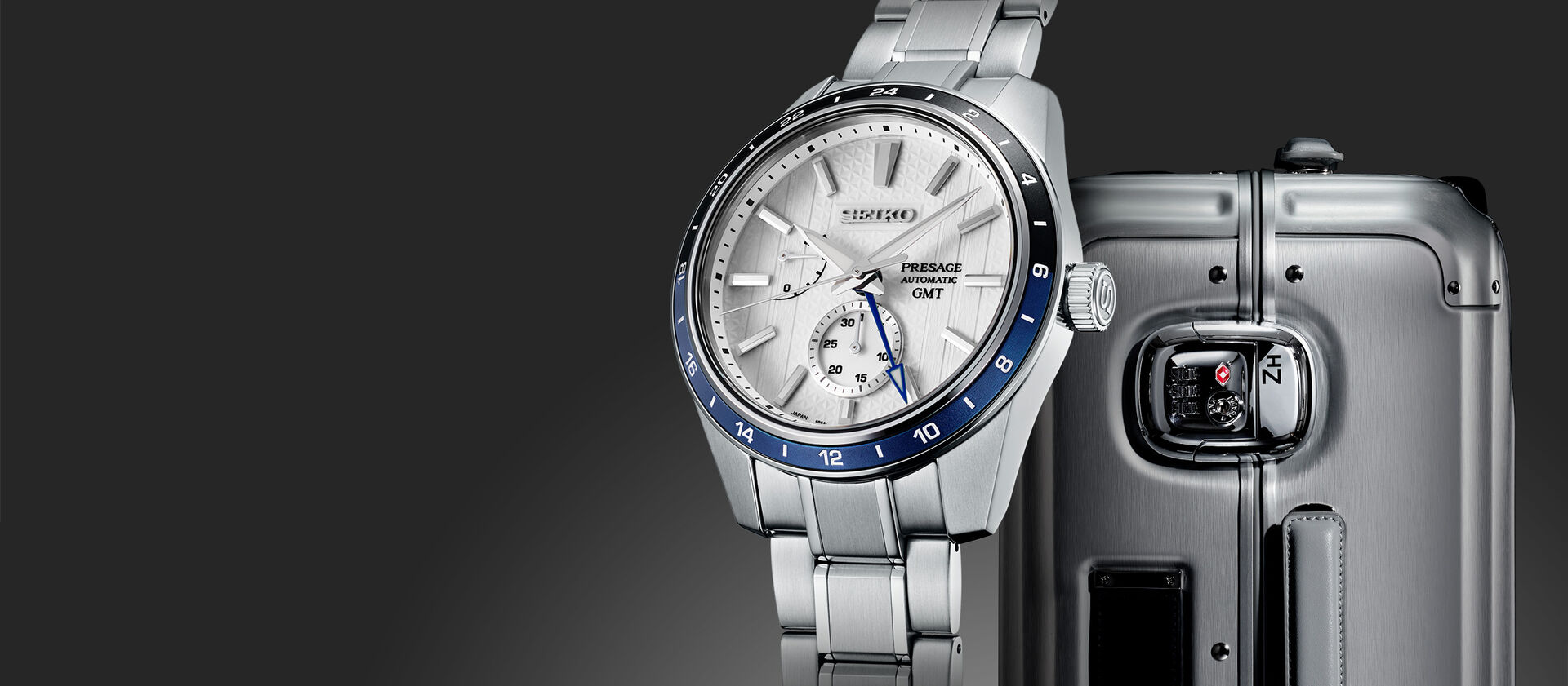 Seiko Presage Automatic GMT SPB269J1 Zero Halliburton