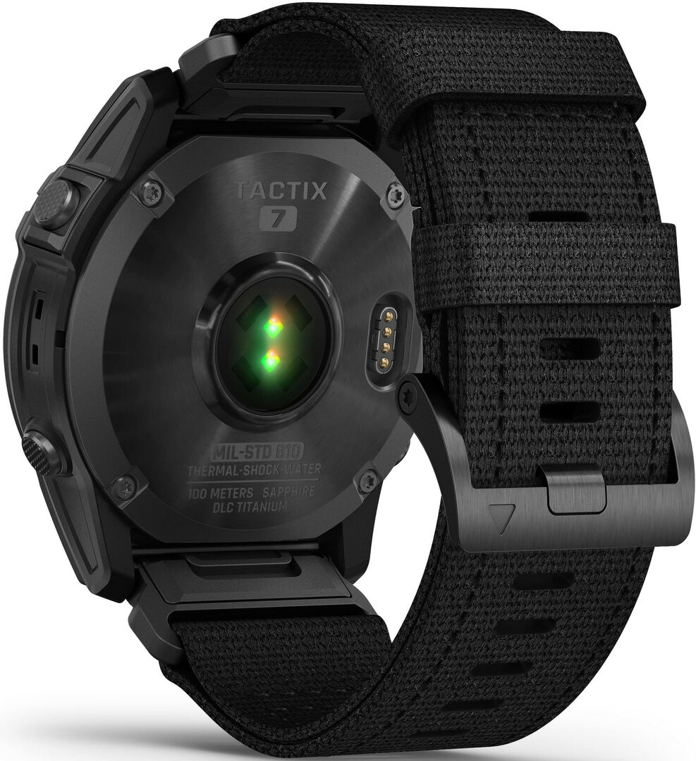 Garmin Tactix 7 PRO Ballistics Edition Black Nylon Band (+ spare strap)
