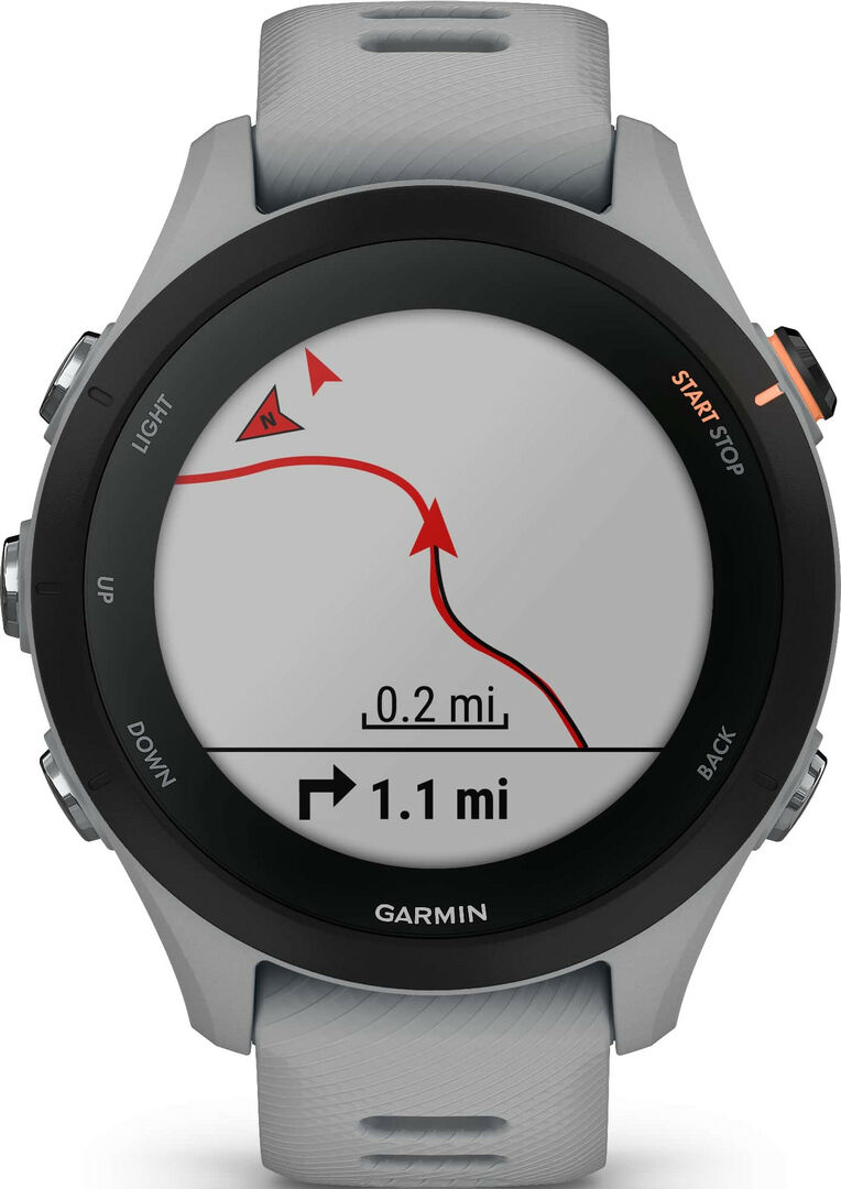 Garmin Forerunner 255S GPS Running Watch - powder grey