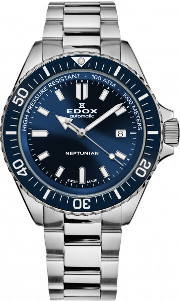 Edox Neptunian Automatic 80120-3bum-buf | Hodinky-365.com