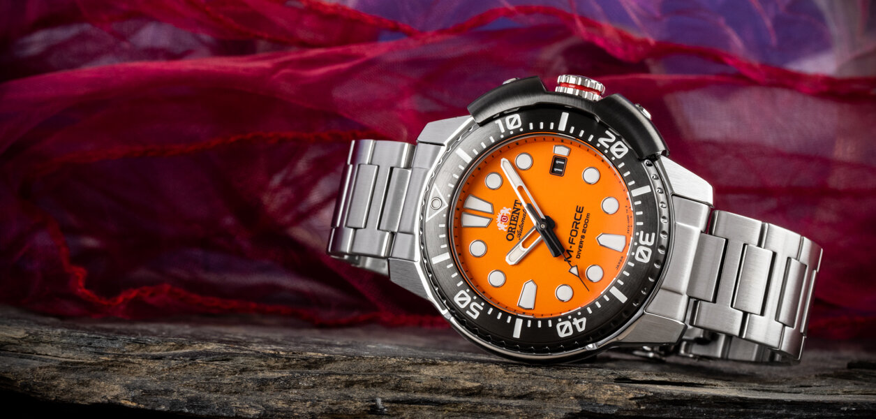 Sports Timer Wristwatch - W 200 S Blue/Orange