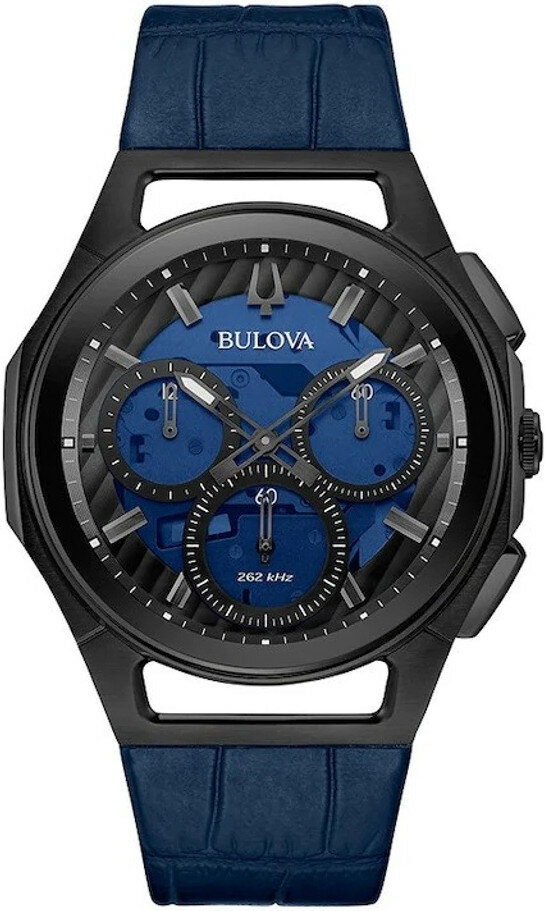Bulova curv chronograph quartz watch shop
