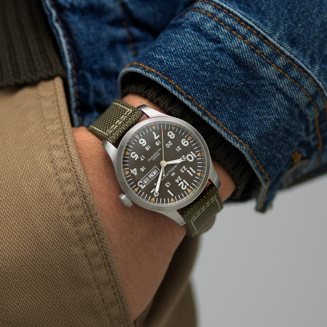 Hamilton khaki field mechanical day date online