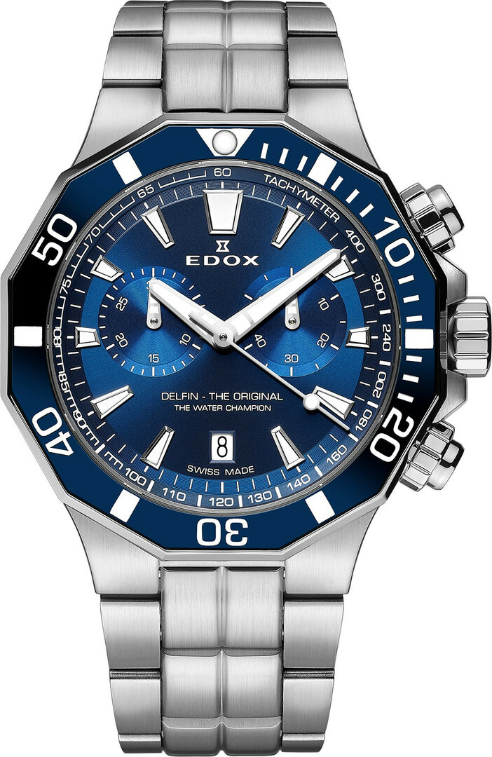 Edox Delfin Automatic Chronograph 10112-3bum-buin | Hodinky-365.com
