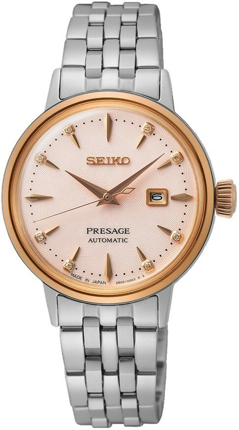 Seiko rose on sale gold presage