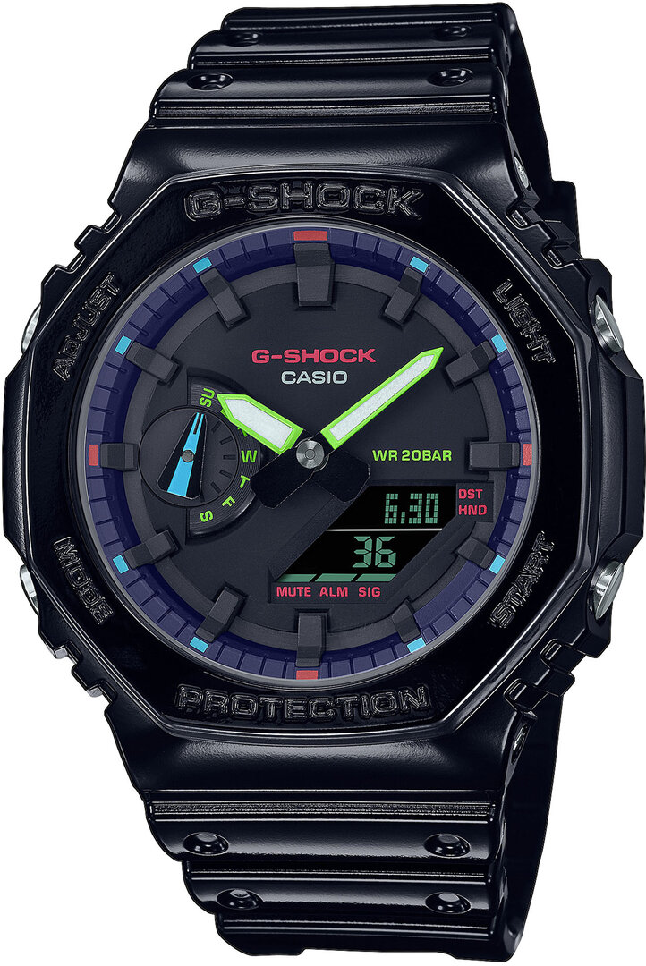 Casio Rainbow Original Virtual Series GA-2100RGB-1AER G-Shock