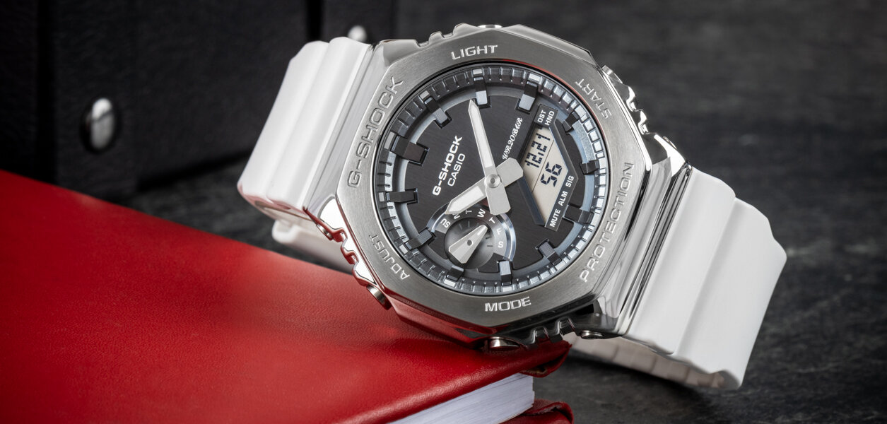 Casio G Shock Original GM 2100WS 7AER Metal Covered CasiOak