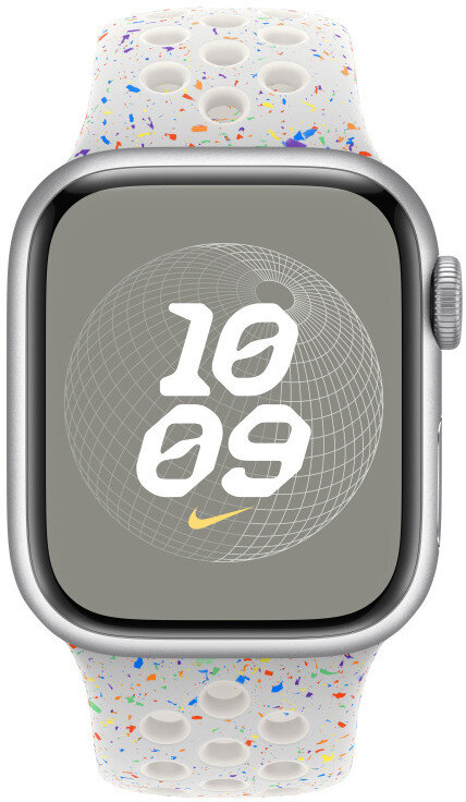 Apple Watch 41mm Pure Platinum Nike Sport Band S M Hodinky 365
