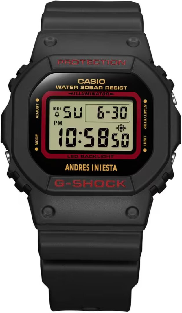 Casio G Shock Original DW 5600AI 1ER Andres Iniesta Collaboration Hodinky 365