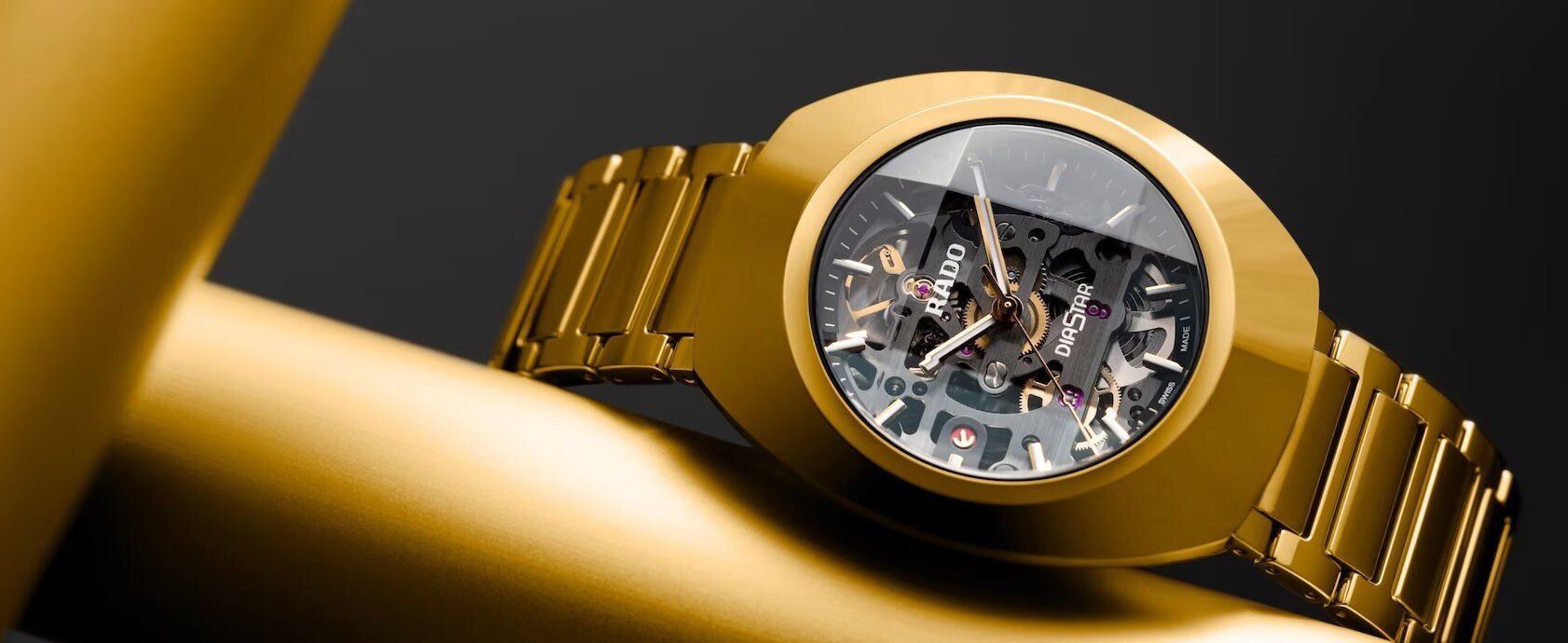RADO DiaStar Original Skeleton Yellow-Gold Men's Watch