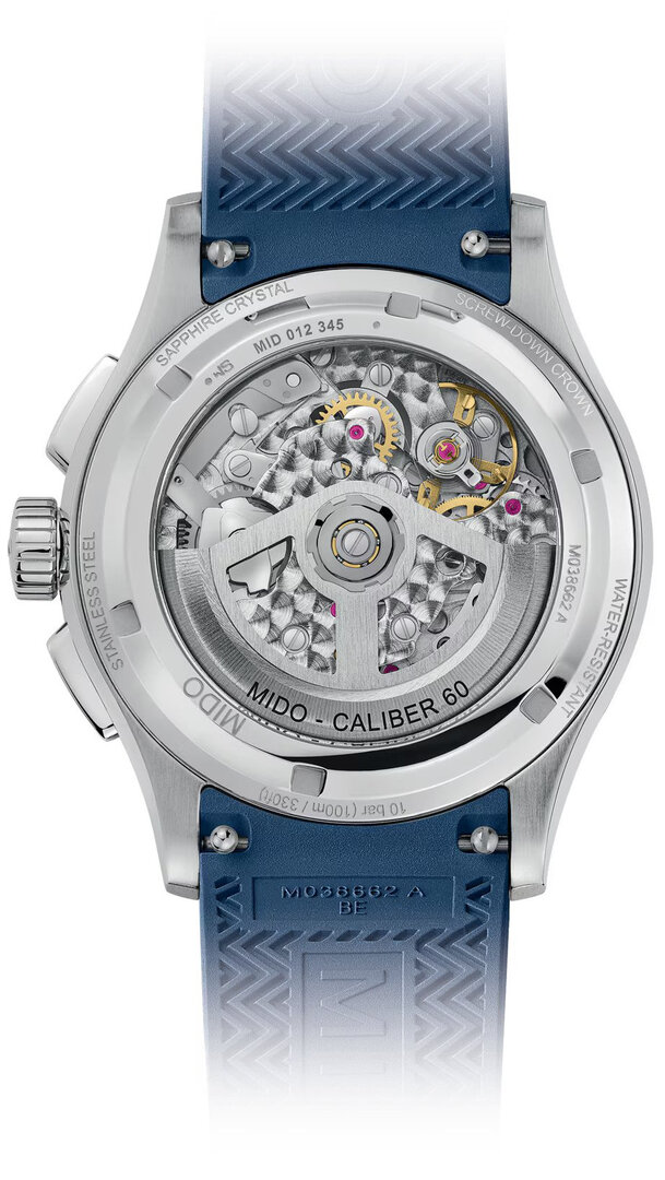 Mido Multifort Automatic Skeleton Chronograph M038.662.17